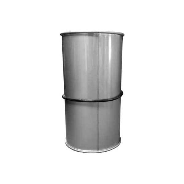 Us Duct US Duct Clamp Together Adjustable Sleeve w/ O-ring, 3" Diameter, 304 Stainless Steel, 24 Gauge RAS03.S24 - main
